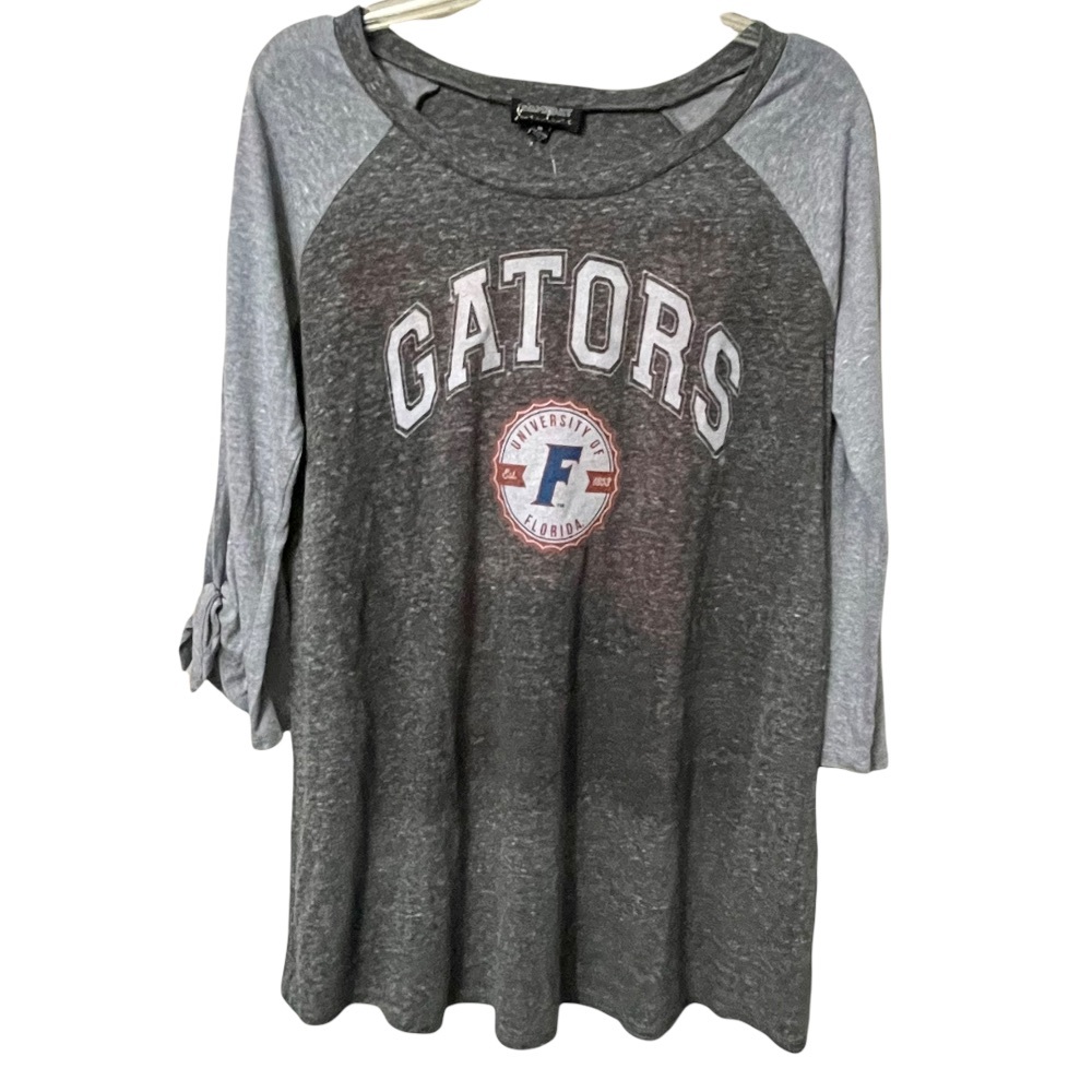 Florida Gators Gameday Courture 3/4 Sleeve T-shirt Retro Top Women's Medium NWT